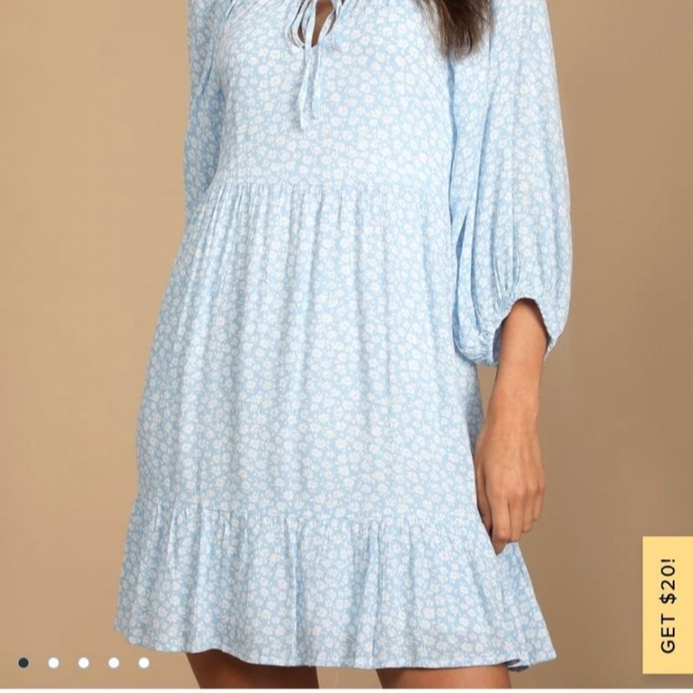 Blue dress